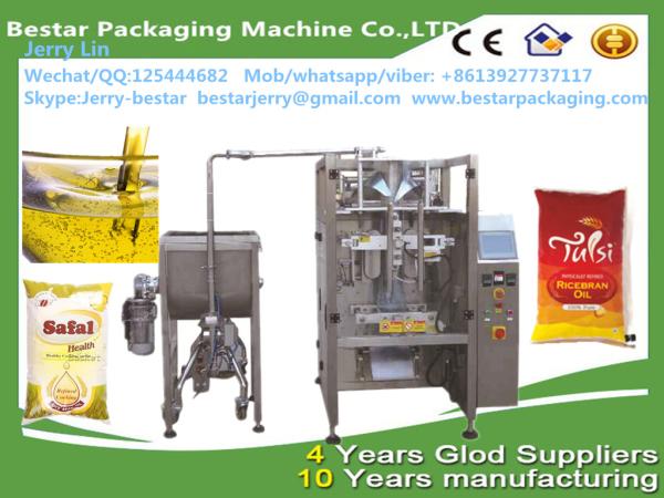 bestar packaging machine 2kg adhesive Bag Pouch Vertical Form Fill Seal Machine 1kg cooking oil bestar packaging machine