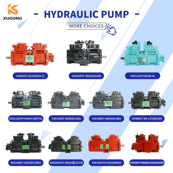 High Performance K5V200DTH-9N0B Hydraulic Pump For EC460 Excavators