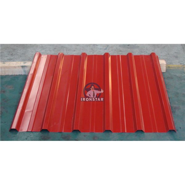 “1000 Trapezoidal Roof Panel Roll Forming Machine Metal Roofing Sheet Making Machine For Iraq Construction”