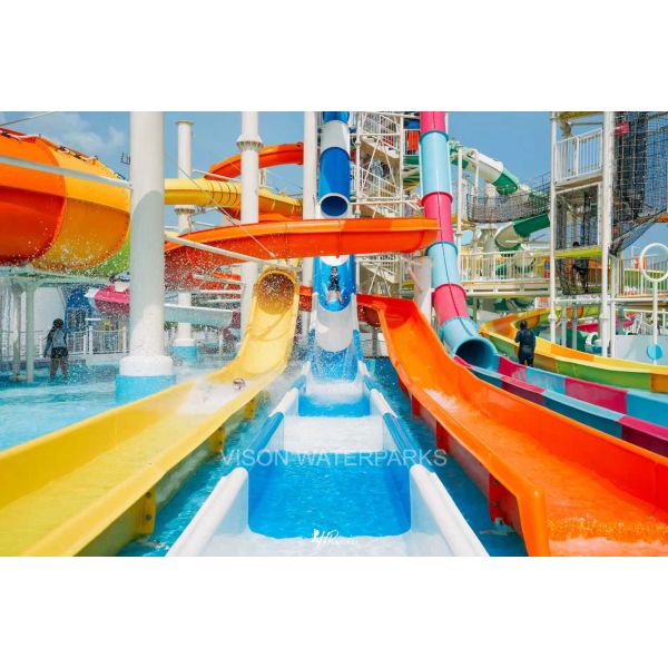 CE ISO Certified Aqua Playground with Customizable Water Play Themes, Safe Fun Interactive Slides, and Hot-Dip Galvanized Steel Columns