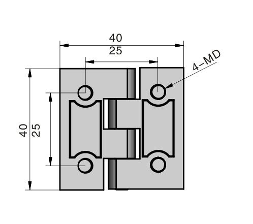 Dobradiças de porta cromadas pretas tamanho elétrico 60 mm painel tipo parafuso