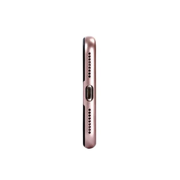 Soft TPU+Plating PC 2 in 1 Anti-drop Cell Phone Case Back Cover For iPhone 7 6s Plus