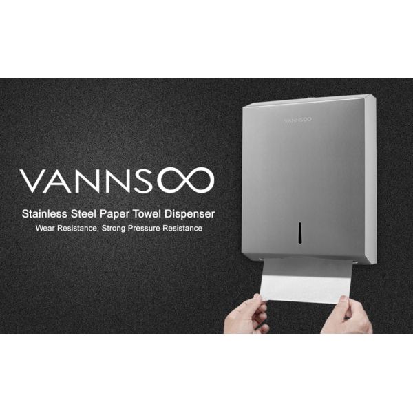 Surface Mounted Paper Towel Dispensers Brushed 304 Stainless Steel Toilet Paper Holder Paper Towel Dispenser Surface Mounted Bathroom Accessories