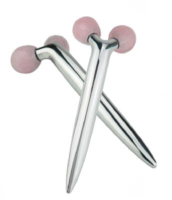 3D Crystals Jade Face Roller V Shape Facial Lift Massage Tool