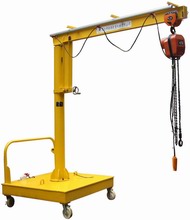 Movable Motorized Rotation Wall Mount Jib Crane For Control / Position A Load