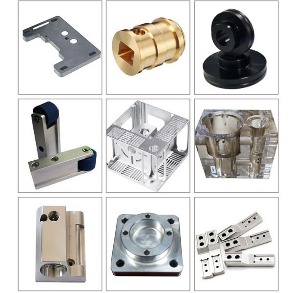 5 Axis CNC Machined Part Aluminium Titanium Brass Stainless Steel Turning Milling Parts