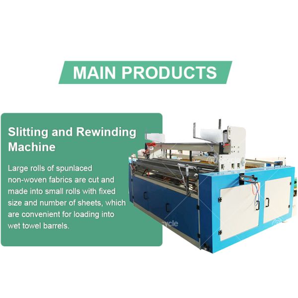 Wet Tissue Making Machine with Spunlace Non-woven Fabric Canister Wet Wipes Machine