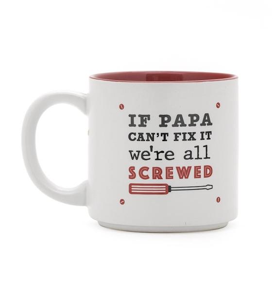 Ceramic Dad Mug Coffee Mug White Color With Creative WordsKING DAD Customized 12Oz For Gift