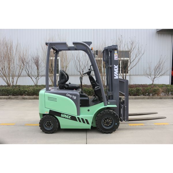 Light Green Industrial Lift Truck Electric Fork Truck Warehouse 1-3.5ton CPD15
