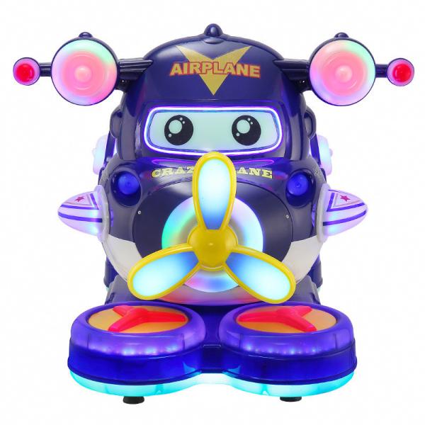 85*51*96cm Avião Plástico Kiddy Ride MP5 Kids Swing Machine no Amusement Game Center