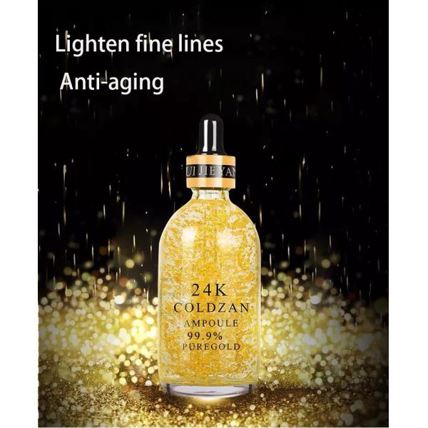 Чистая сыворотка золота 24K забеливая анти- старея сыворотку стороны сути