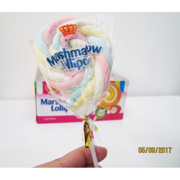 Os doces macios do marshmallow dos doces, 11g coloriram Lollies do marshmallow com Llavor doce