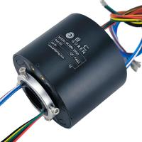 12 Channels IP51 Through Bore Electrical Slip Ring Aluminum Alloy Shell
