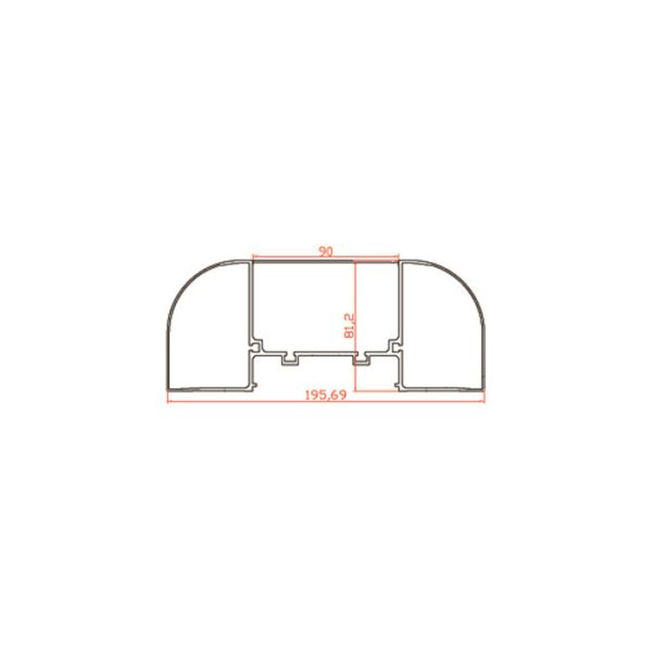 500mm Length Medical Bed Head Unit Nurse Call Function Oxygen Gas