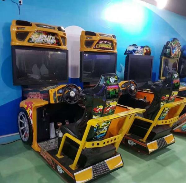 NFS Car Racing Game Machine Support English Language With Stereophonic Sound Effects