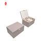 Large Embossing Leather Stacker Paper Jewelry Gift Boxes Luxury Jewellery