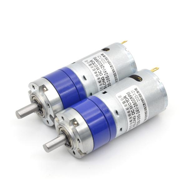 Pure Copper Rotor Xiaomada PG28-385 28mm 24V 25-2000RPM All Metal Gear Planetary Reducer Motor 24v Planetary Gear Motor