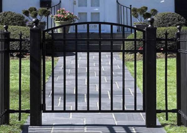 Cerca de aço inoxidável Gate For House do metal do ferro forjado