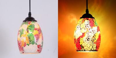 Turkish Style Retro Vintage Pendant Light island lamp single glass pendant lighting(WH-DC-36)