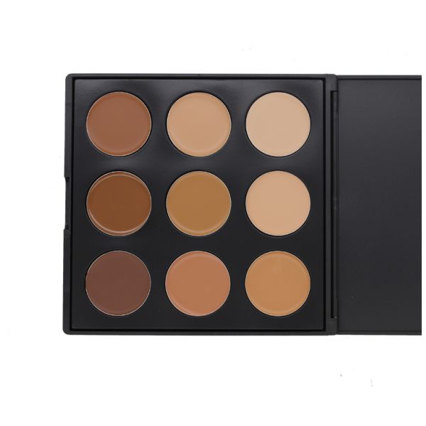 No Logo Private Label  9 Color Waterproof Face Makeup Concealer Palette