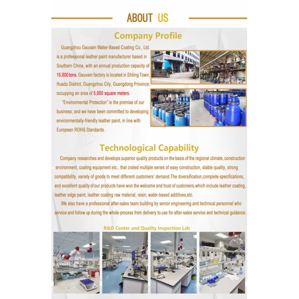 Water Based One-time Fullness  Leather Edge Color Paint for Bags Shoes Belts Adhesive