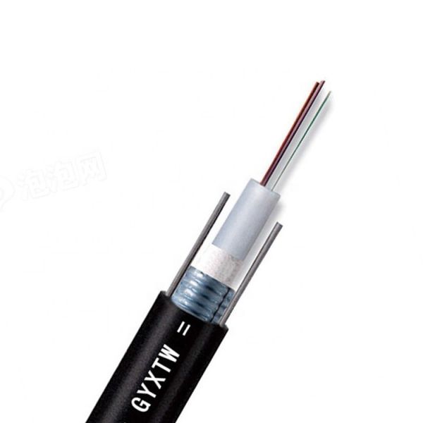 GYXTW central Loose Tube single mode optical fiber Cable Black Outer Sheath Color Crush Resistance