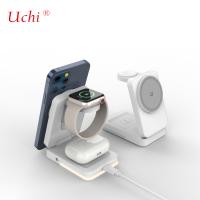 Private Mold G12 pliable multi-fonctionnel à recharge rapide trois en un chargeur sans fil pour smartphones montres écouteurs