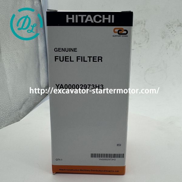 Filtro de combustible Hitachi YA00002973H3 para excavadora ZX490-5A