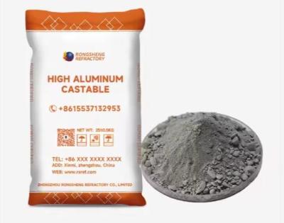 Furnace Kiln Oven Phosphate Bonded Unshape Refractory Material High Alumina Refractory Castable For Boiler