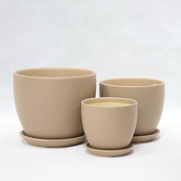 Contemporary Ceramic Pots For Artificial Plants And Greenery Low Maintenance Decor