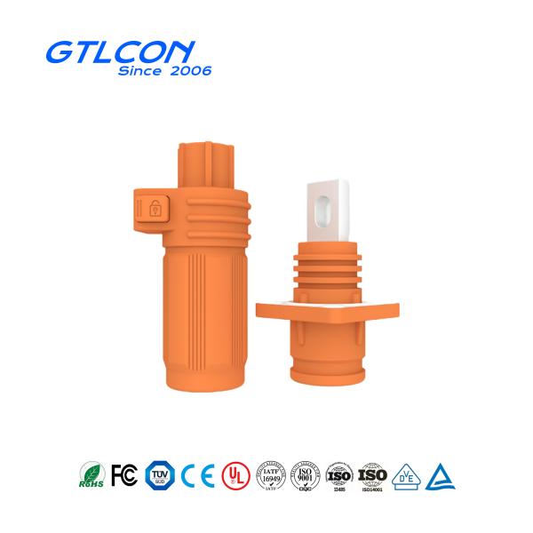 300A Quick-Connect Energy Storage Connector: Wall-Through Terminal Block—Low-Temperature-Rise, High-Power, High-Voltage, Industrial Waterproof Connector