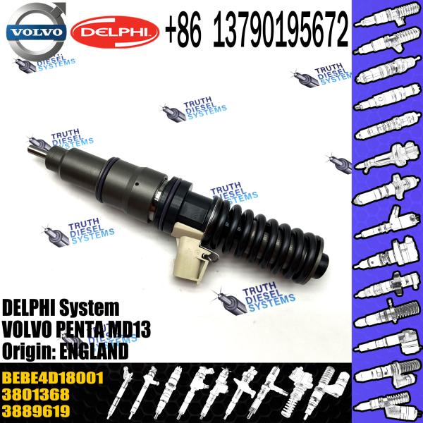 Injetor de combustível diesel BEBE4D18001 BEBE4D27001 21379931 3889619 3801368 para VOL PENTA MD13