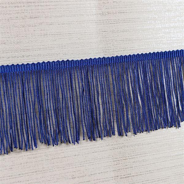 Fluorescent color custom design OEM rayon fringes trimming for garment clothes decoration