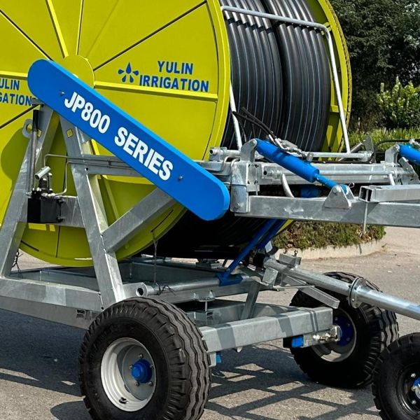 Hose Reel Green Sprinkler Irrigation Equipment Agricultural Machinery JP400