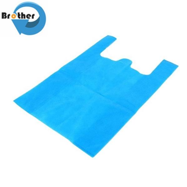 Cheap Price Emboss Non Woven Advertisement Bag Big Size PP Non Woven Shopping T-Shirt Bags for Supermarket