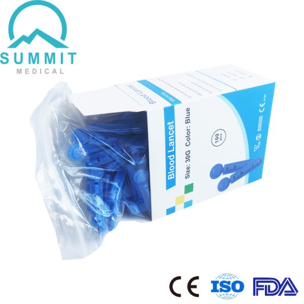 Стерильный тонкий ланцет 21G 23G 26G 28G 30G 32G 33G содержания глюкозы в крови иглы