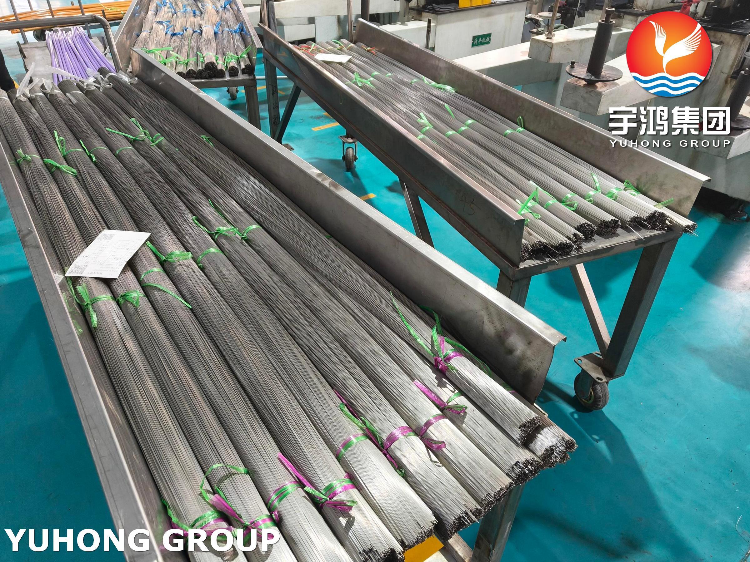 SUS304 Stainless Steel Capillary Tube , Medical Hypodermic Tube For Disposable Syringe