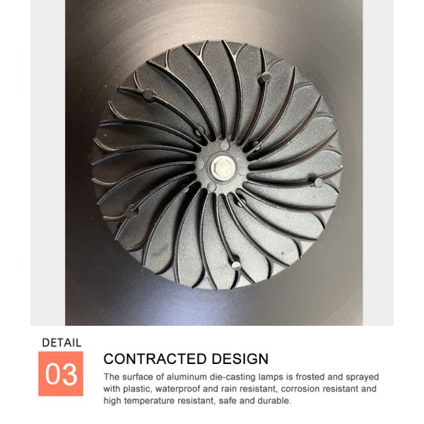 50w Luminaire Outdoor Post Top Pole Light For Streets Driveway Lights