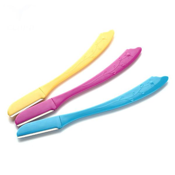 ABS Plastic Hair Shaving Razor Eyebrow Facial Hair Shaver Unique Blade Head Protected