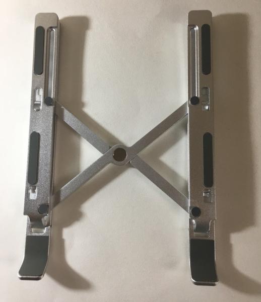 Stamping Machining 4mm Macbook Pro Foldable Stand / Aluminum Ipad Holder