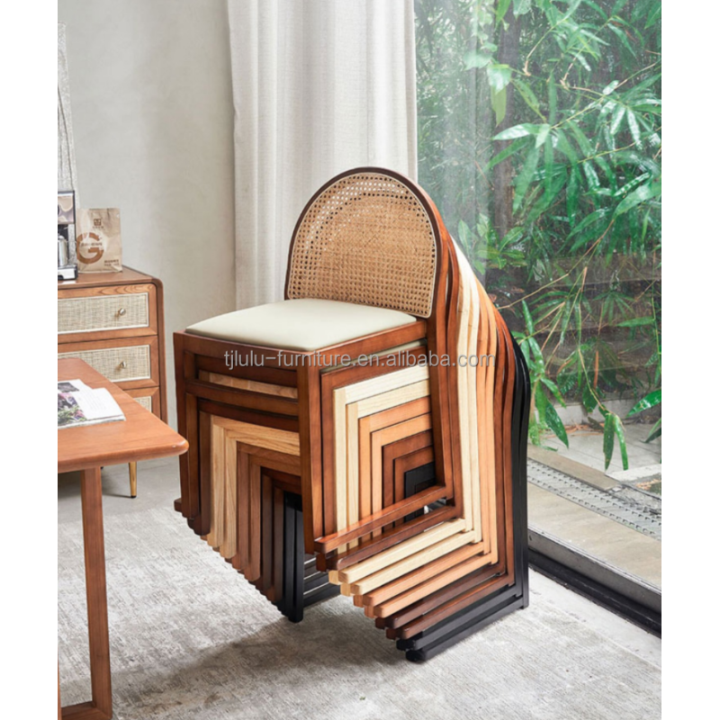 Nordic Chair Modern Solid Wooden Dining Room Chairs for Mail Packing Y and Customized Designs