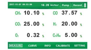 O2 CH4 CO CO2 NDIR Gas Analysis , Multi Component Gas Analyzer Machine