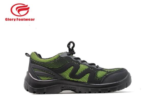 High Cut  Cool Looking  Mens Lightweight Steel Toe Shoes Anti Slip KPU Black / Brown
