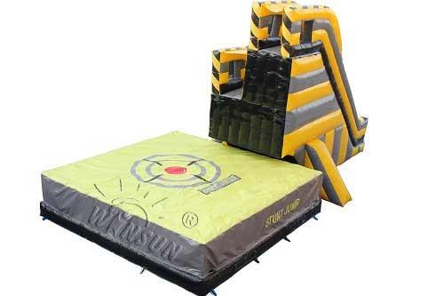 Customized Size Inflatable Stunt Jump Fire Retardant With Two Stages