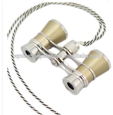 Elegant Metal Binoculars Opera Glasses 3x25 Roof Prism Type