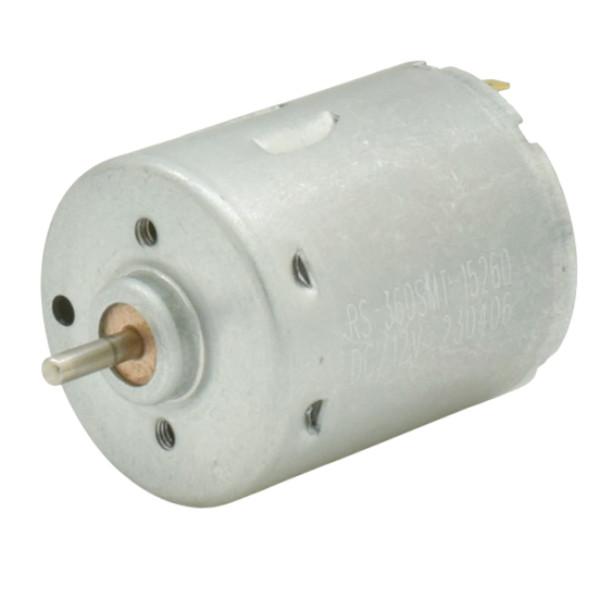 27.7mm 6000rpm RS360 12V 24V Small DC Electric Motors Dual Shaft For Hair Drier