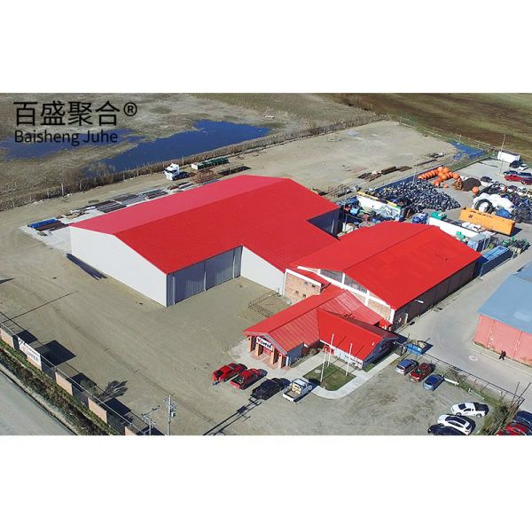 Temporary Warehouse Steel Shed Modular Prefabricated Wide Span Building for Hangar Garage