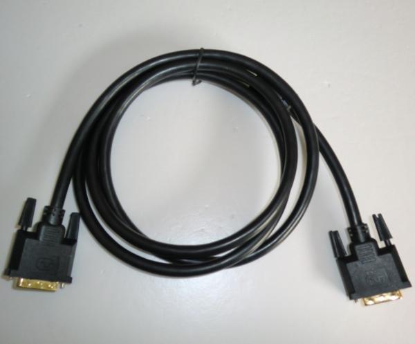 DVI Cable 30/28/26AWG Black With Gold Platerd Connector 10.2Gbps 3D 1080p HDMI Cables