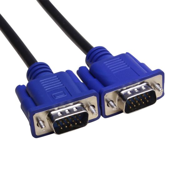 Retail Wholesale VGA/SVGA HDB15 1.5M VGA Cable Male To Male Cable For Computer Projector