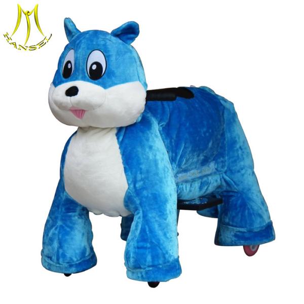 Hansel stuffed animals from china and ride on toy car for parent baby with electric ride on animals for sale